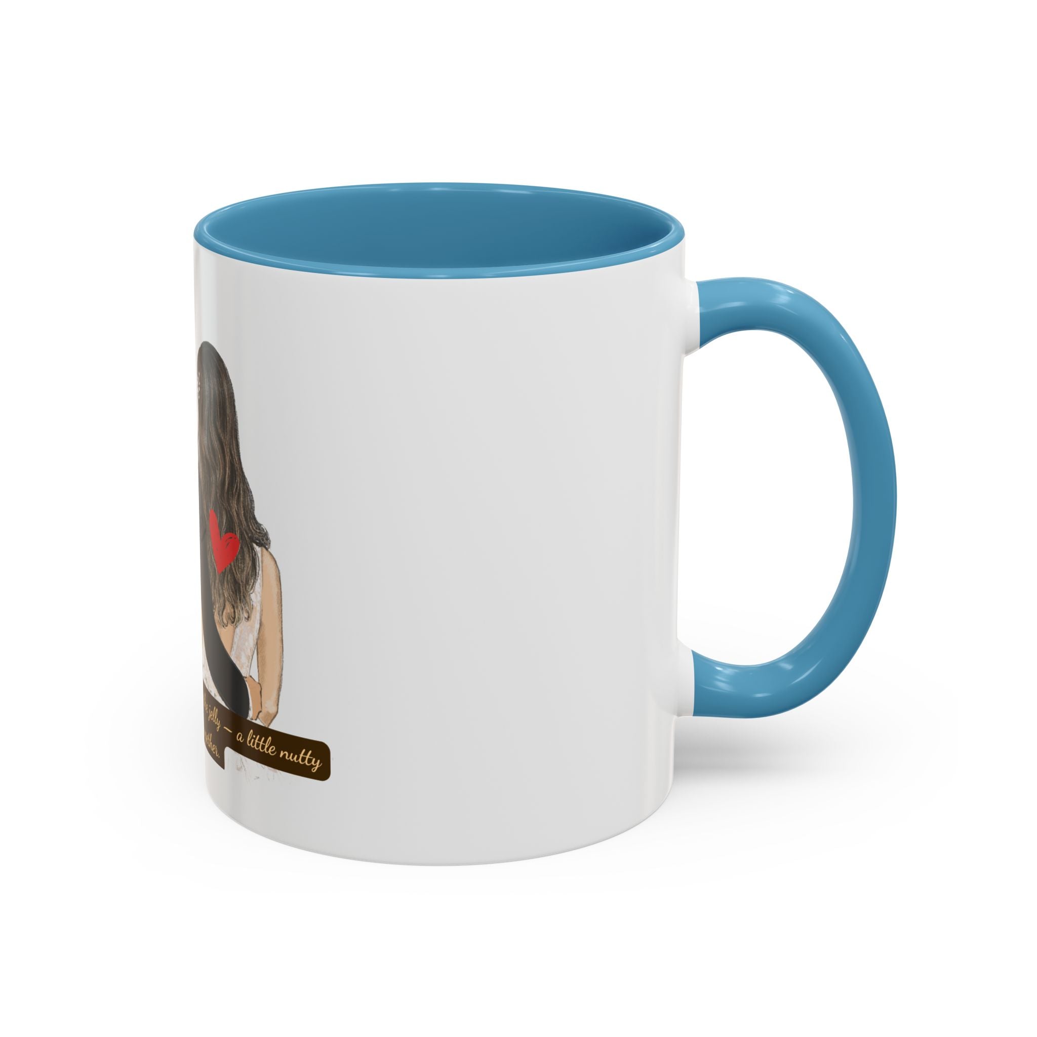 Romantic Accent Coffee Mug, Wedding Gift, Couple's Gift, Anniversary Present, Personalized Mug, Sweetheart Mug