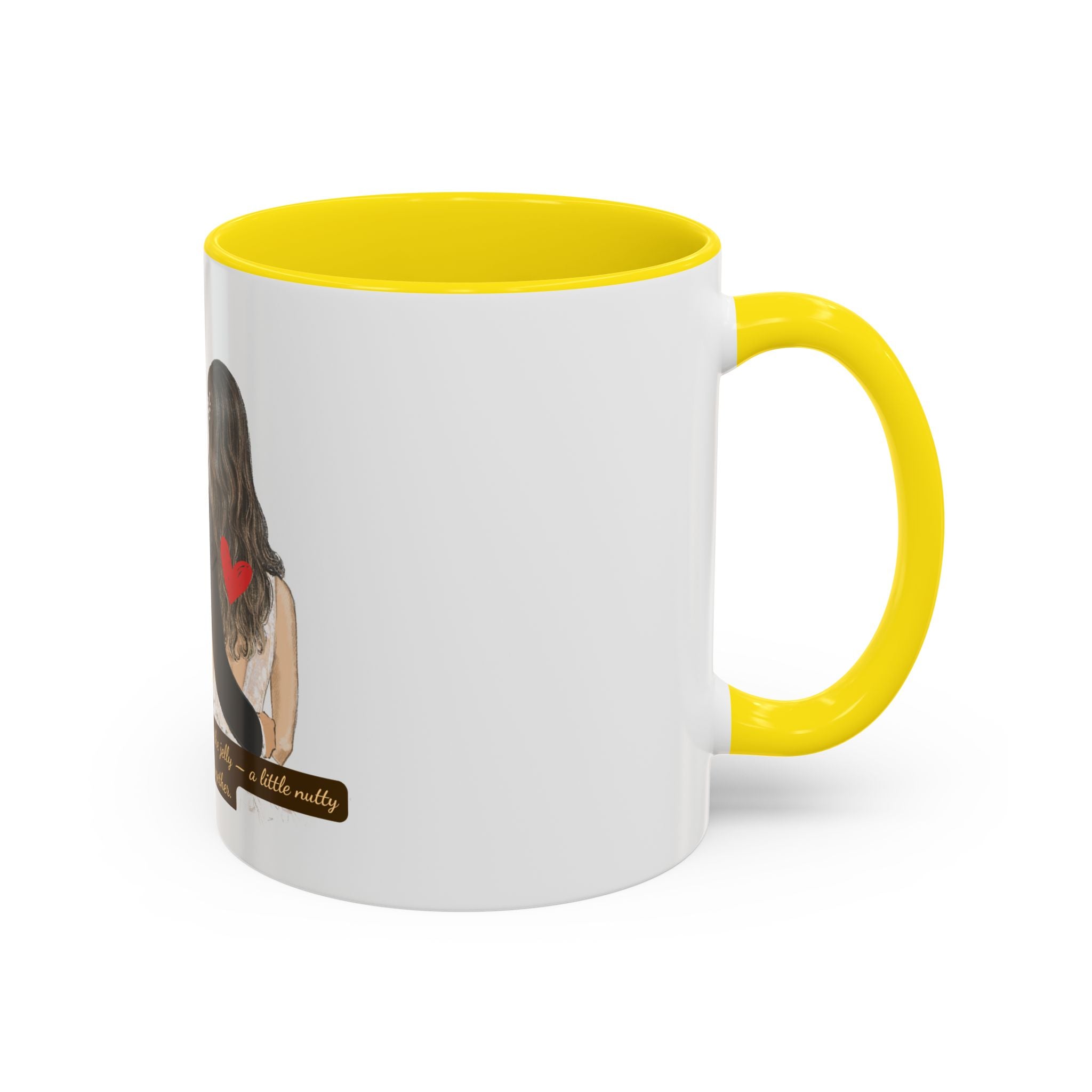 Romantic Accent Coffee Mug, Wedding Gift, Couple's Gift, Anniversary Present, Personalized Mug, Sweetheart Mug