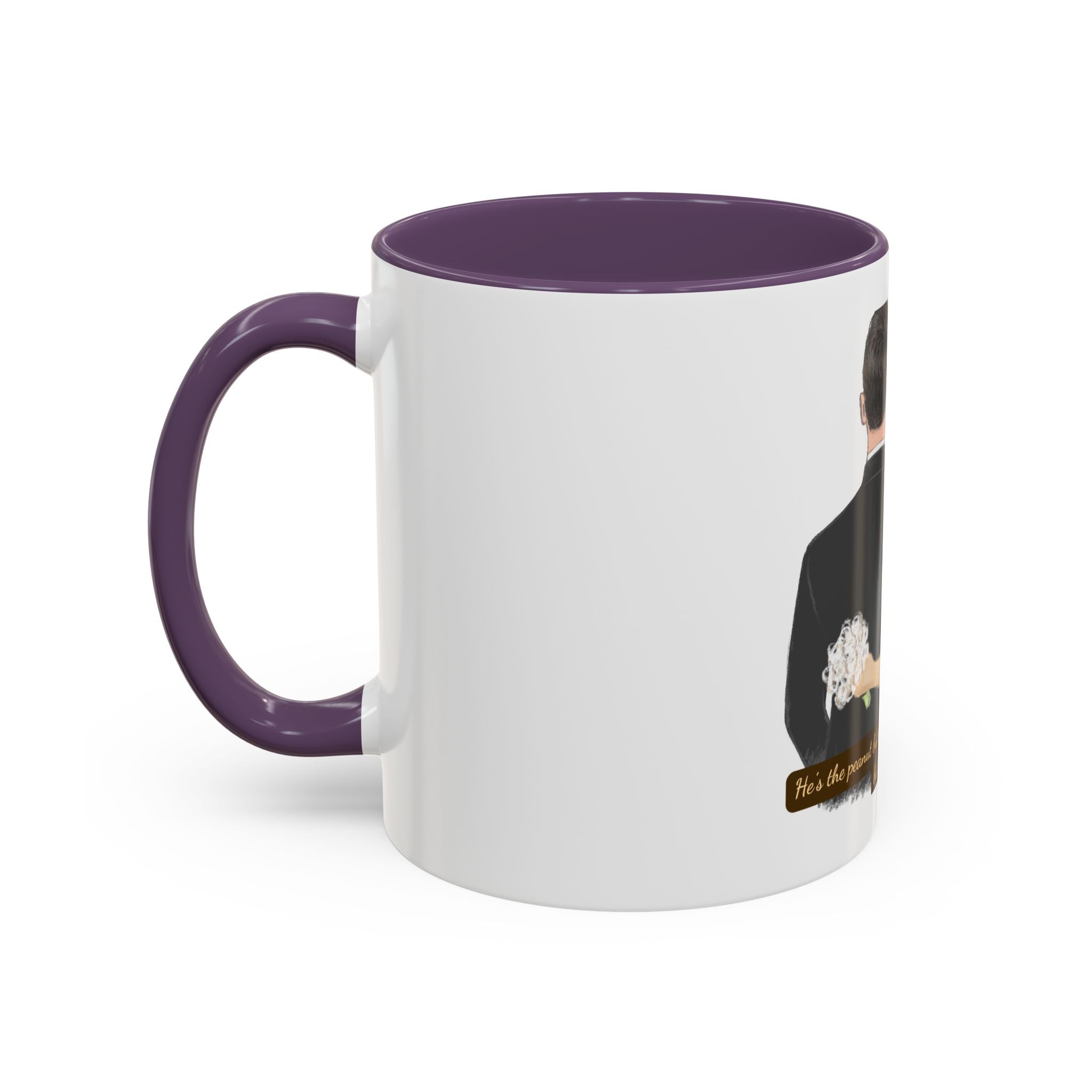 Romantic Accent Coffee Mug, Wedding Gift, Couple's Gift, Anniversary Present, Personalized Mug, Sweetheart Mug