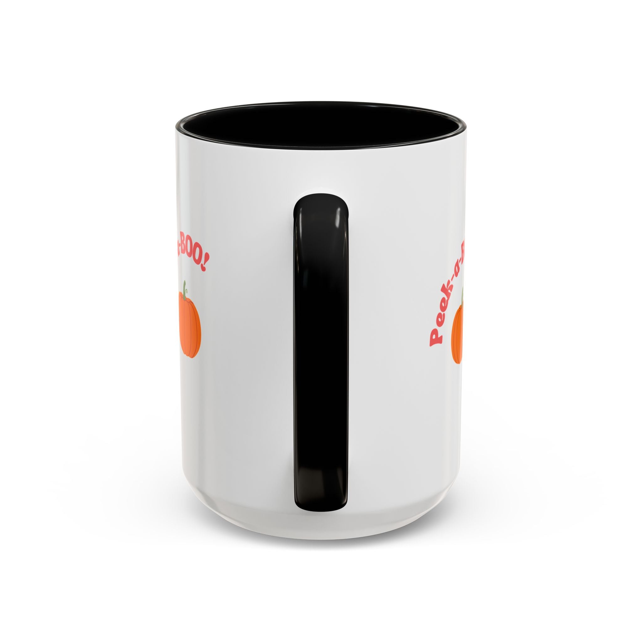 Halloween Ghost Coffee Mug - Peek-a-Boo Design, Spooky Drinkware, October Gift, Cute Mug for Coffee Lovers, Fall Decor