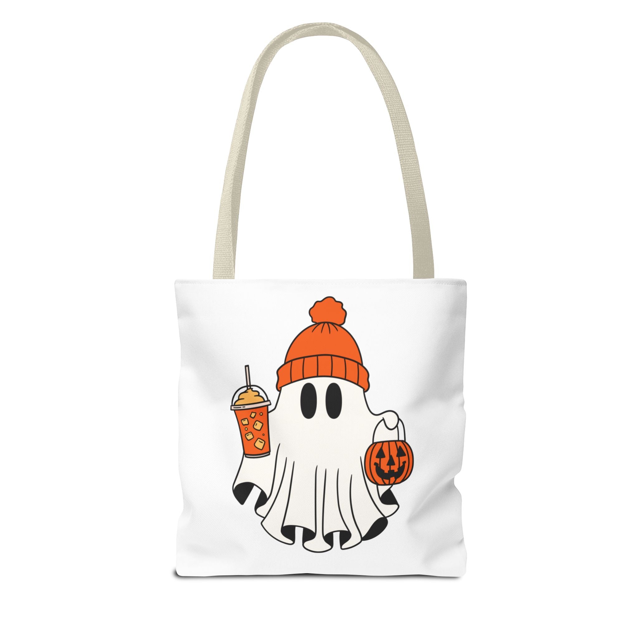 Halloween Tote Bag - Spooky Spirit, Trick or Treat Bag, Momster Design, Ghost Halloween Tote, Fall Festival Accessory