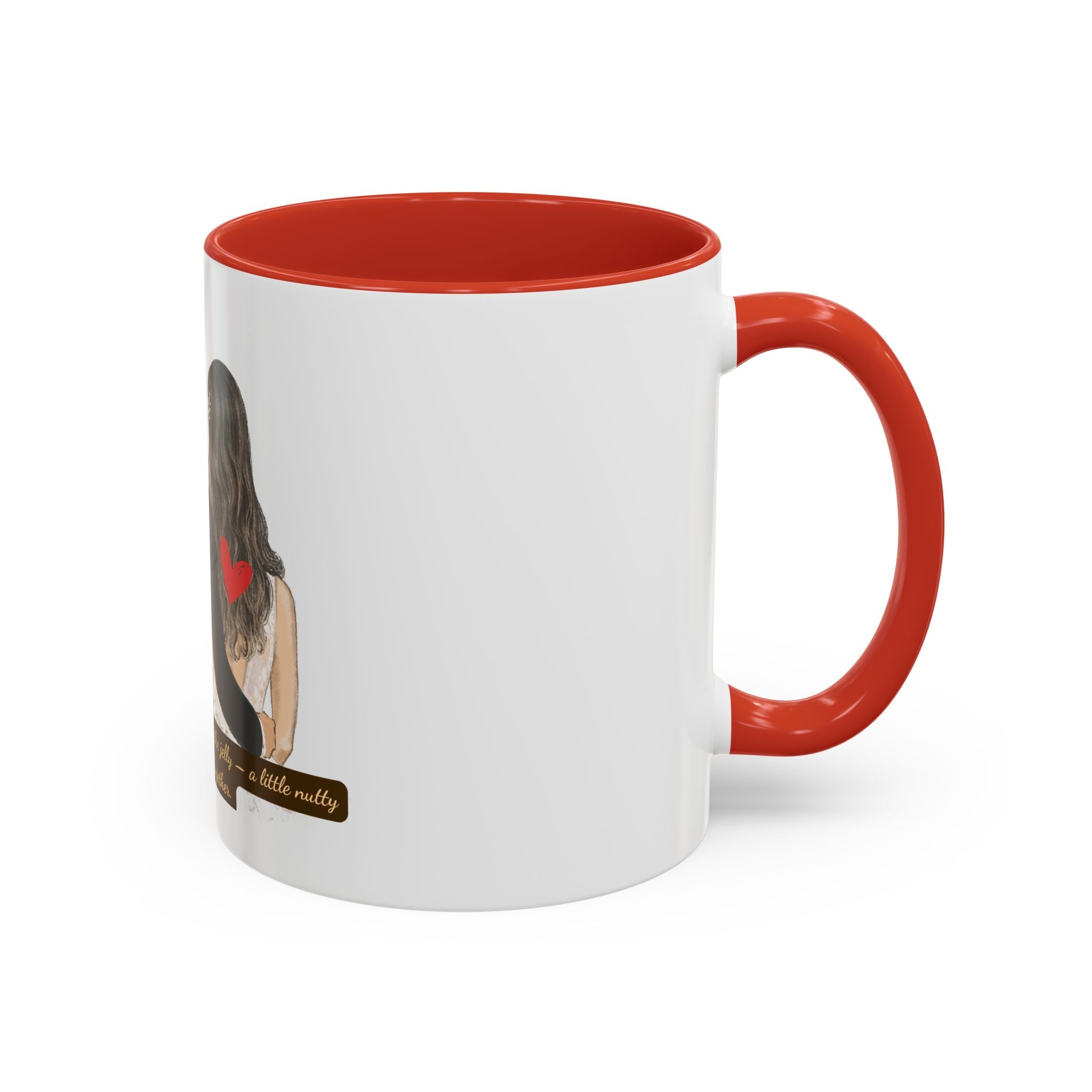 Romantic Accent Coffee Mug, Wedding Gift, Couple's Gift, Anniversary Present, Personalized Mug, Sweetheart Mug