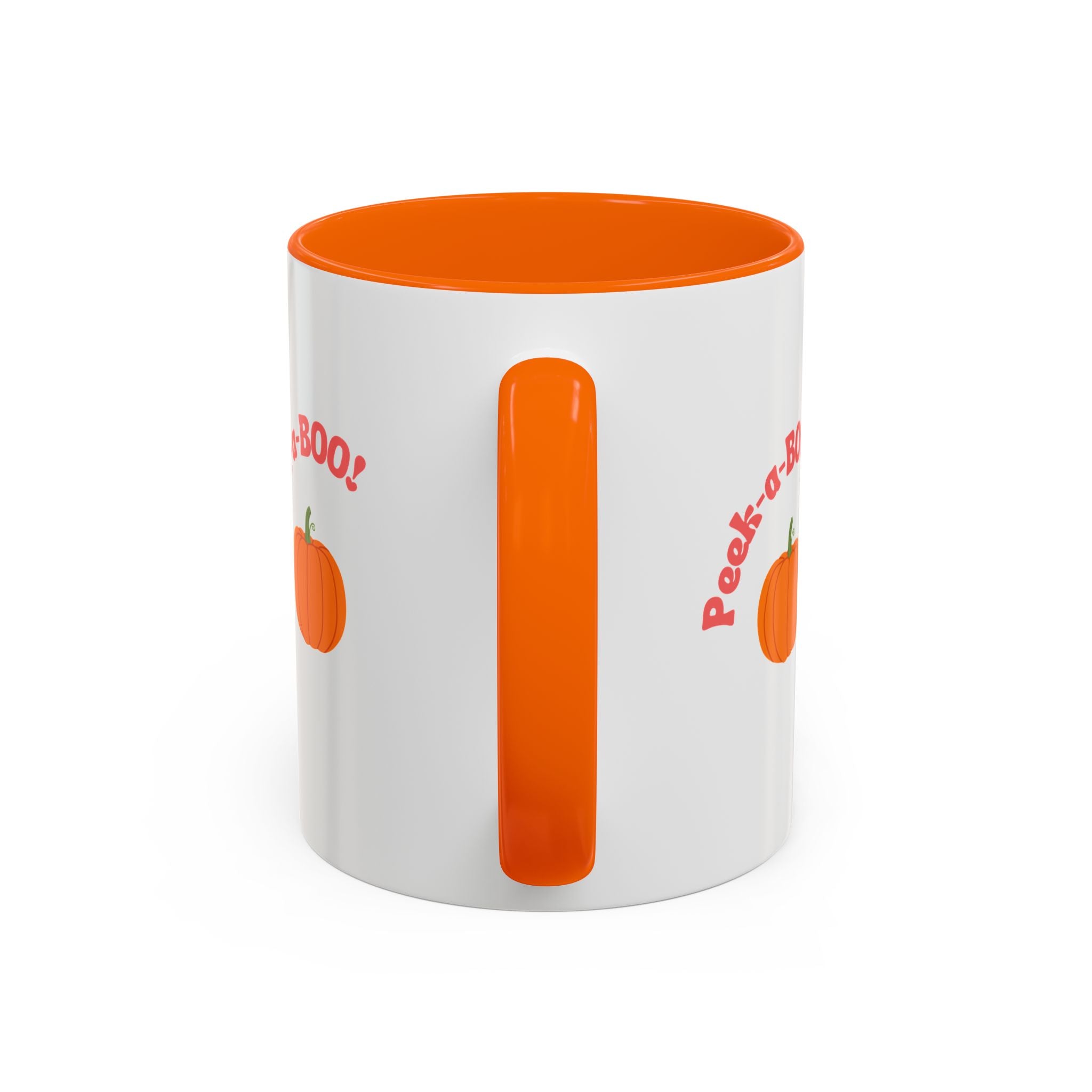 Halloween Ghost Coffee Mug - Peek-a-Boo Design, Spooky Drinkware, October Gift, Cute Mug for Coffee Lovers, Fall Decor
