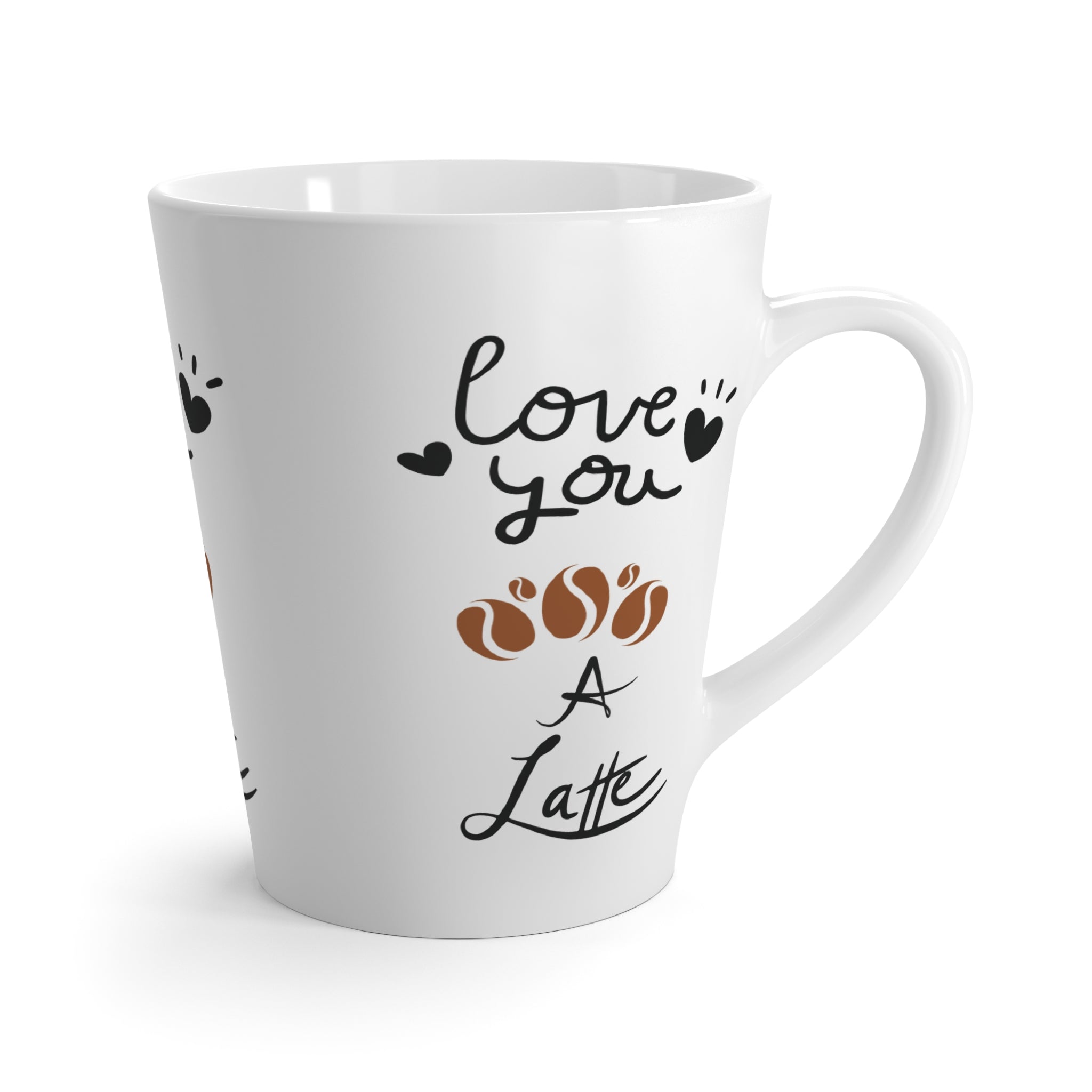 Love You A Latte Mug | Cute Coffee Cup for Coffee Lovers, Gift for Her, Valentine's Day, Anniversary, Friends, Home Decor