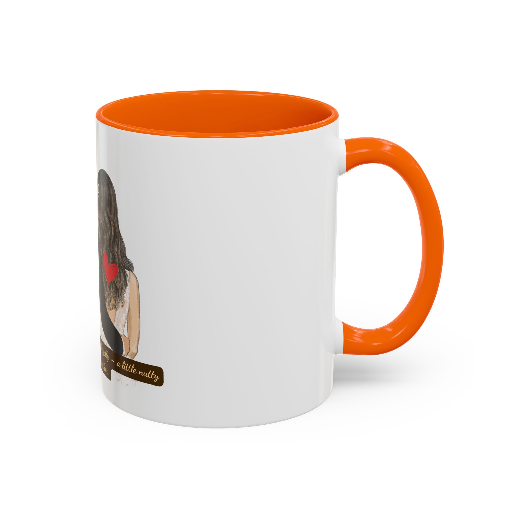 Romantic Accent Coffee Mug, Wedding Gift, Couple's Gift, Anniversary Present, Personalized Mug, Sweetheart Mug