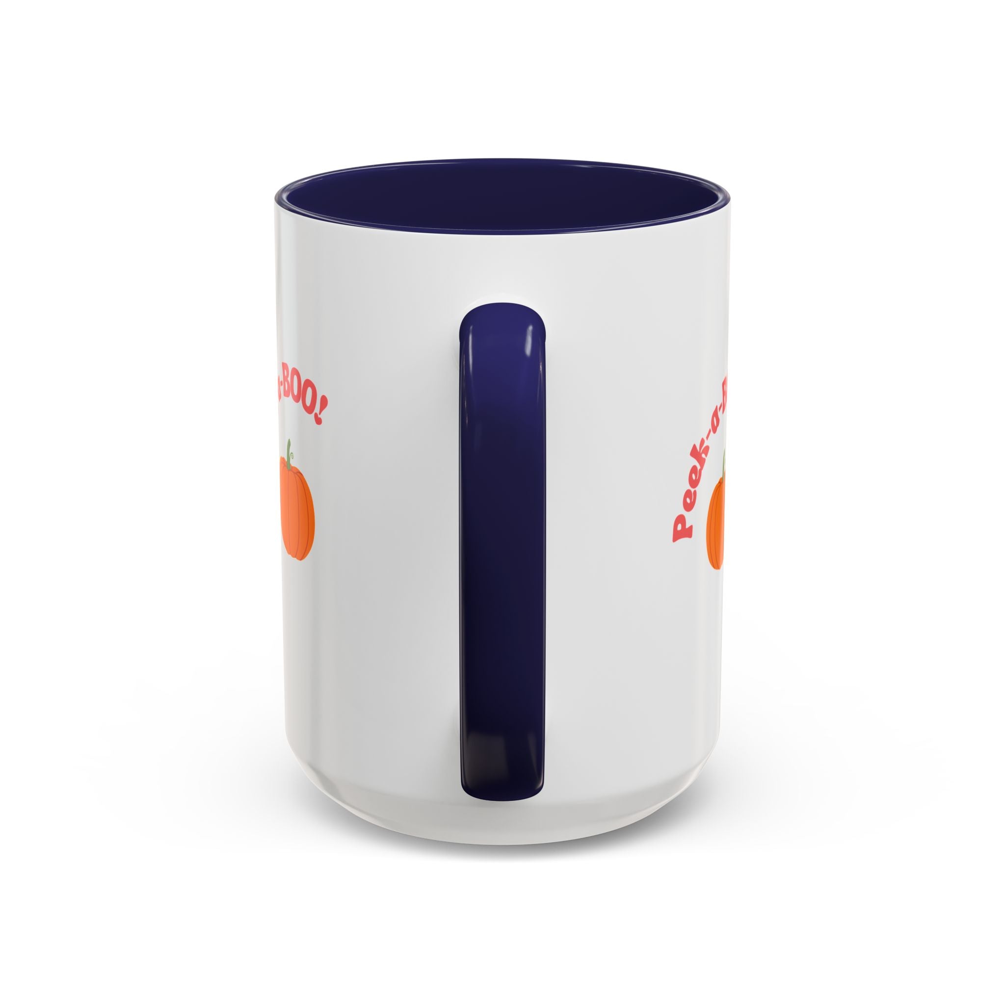 Halloween Ghost Coffee Mug - Peek-a-Boo Design, Spooky Drinkware, October Gift, Cute Mug for Coffee Lovers, Fall Decor