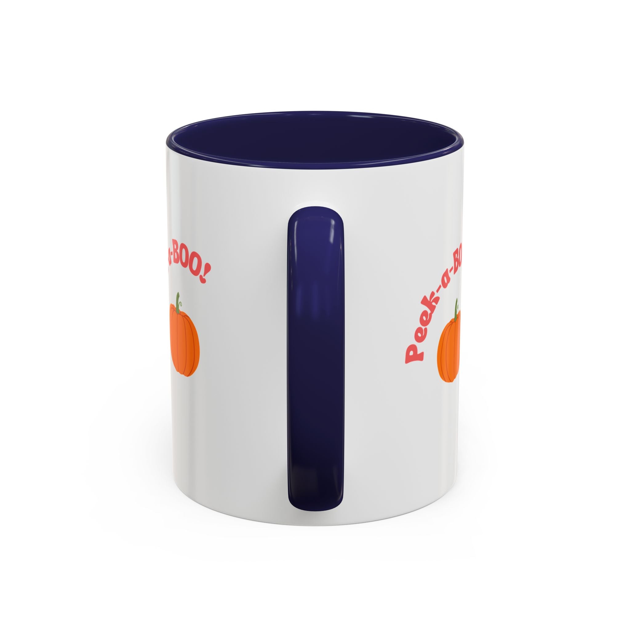 Halloween Ghost Coffee Mug - Peek-a-Boo Design, Spooky Drinkware, October Gift, Cute Mug for Coffee Lovers, Fall Decor