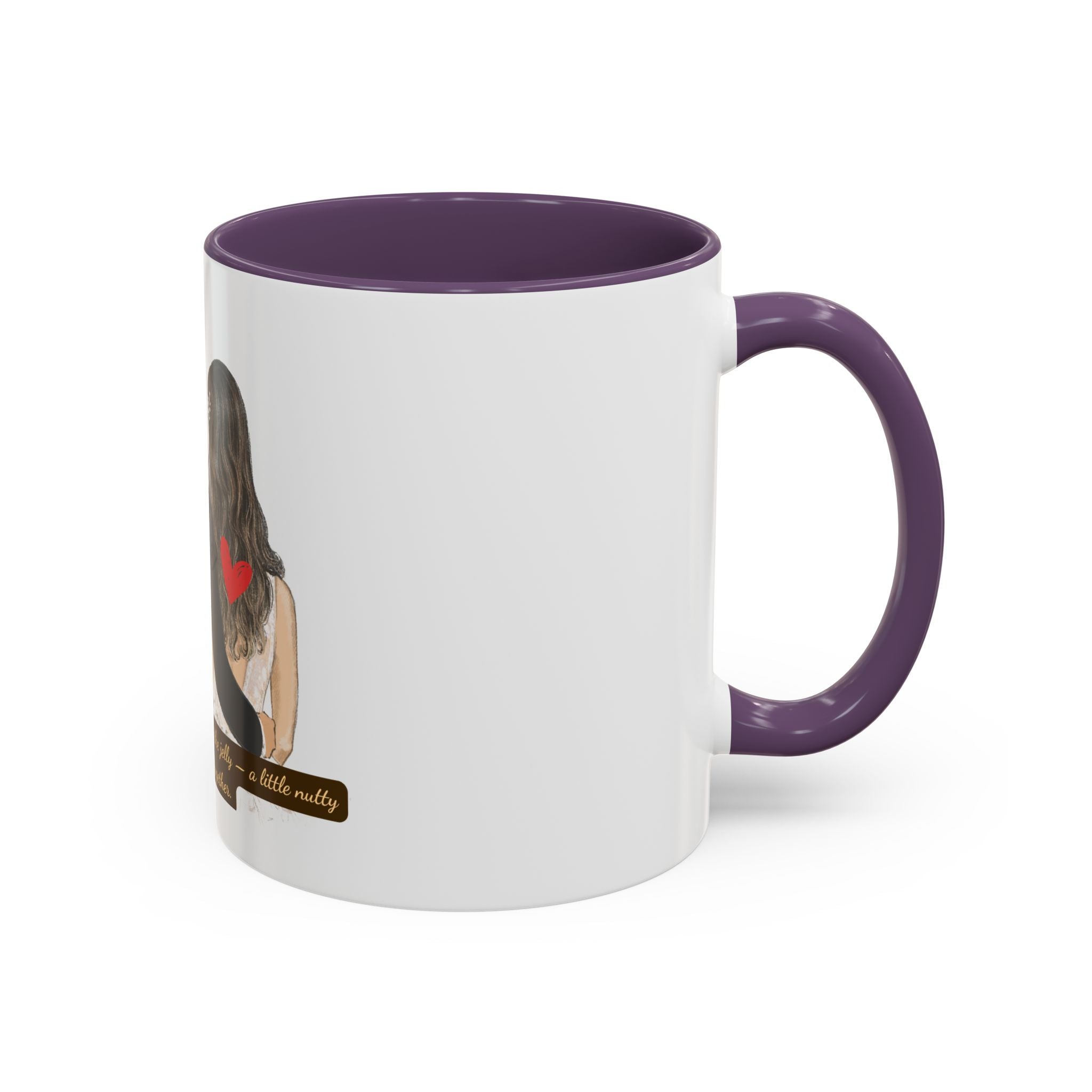 Romantic Accent Coffee Mug, Wedding Gift, Couple's Gift, Anniversary Present, Personalized Mug, Sweetheart Mug