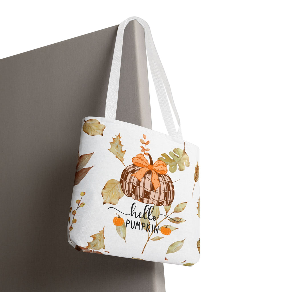 Autumn Tote Bag Hello Pumpkin