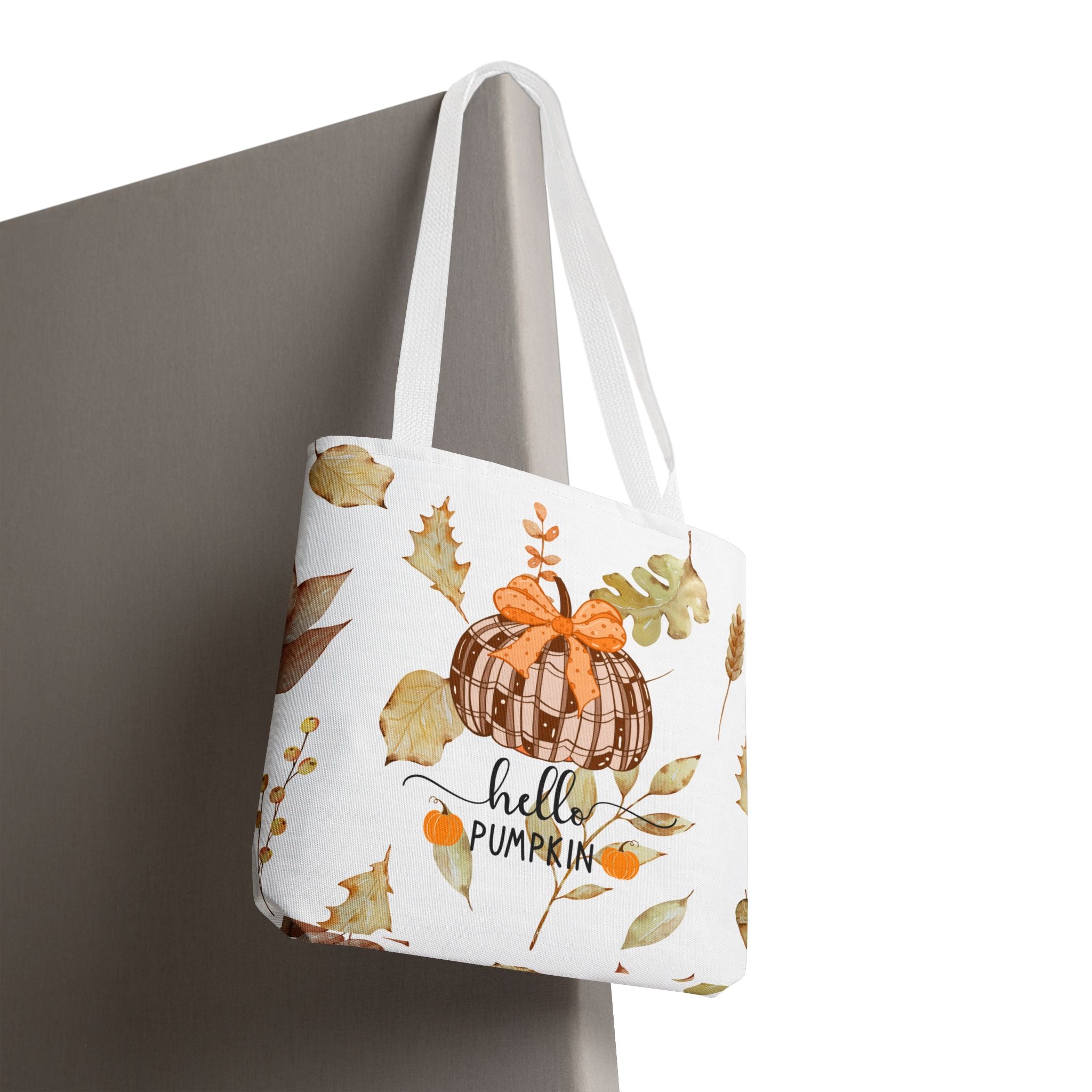 Autumn Tote Bag Hello Pumpkin