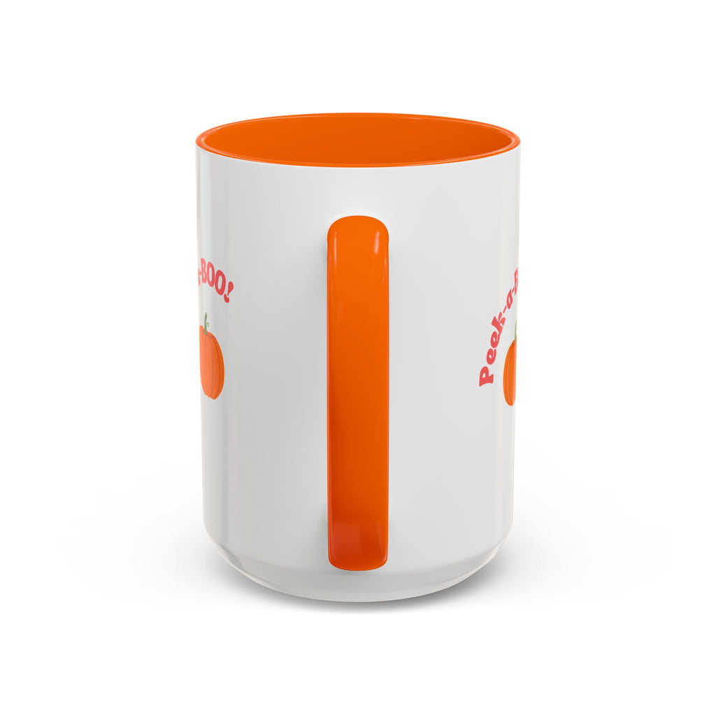 Halloween Ghost Coffee Mug - Peek-a-Boo Design, Spooky Drinkware, October Gift, Cute Mug for Coffee Lovers, Fall Decor