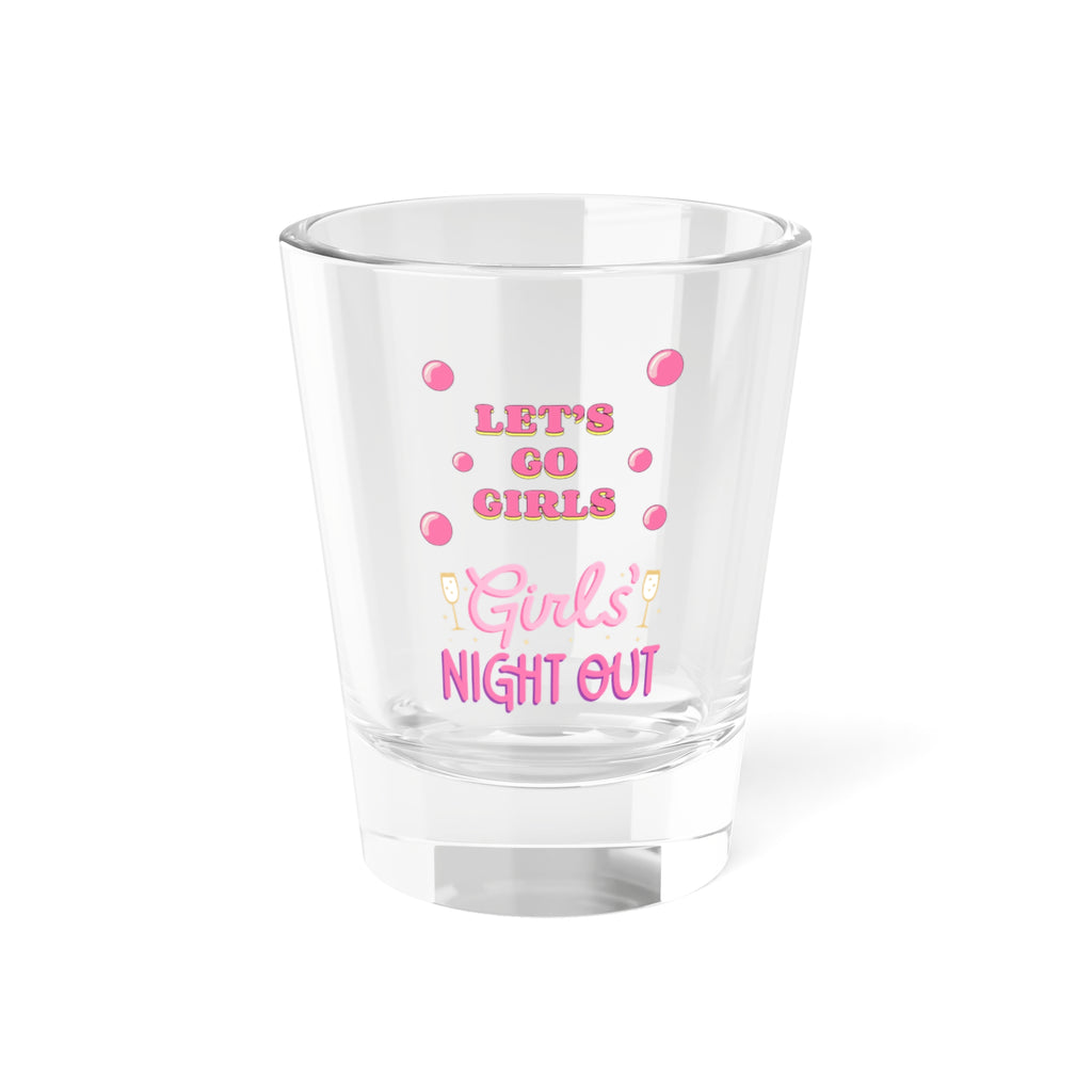 Girls' Night Out Shot Glass, Fun Party Drinkware, Bachelorette Gift, Cocktail Accessory, Slumber Party Keepsake