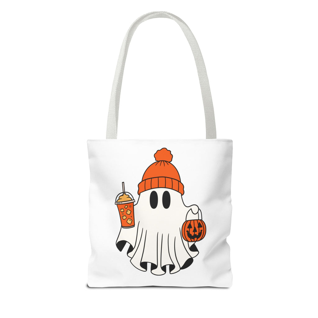 Halloween Tote Bag - Spooky Spirit, Trick or Treat Bag, Momster Design, Ghost Halloween Tote, Fall Festival Accessory