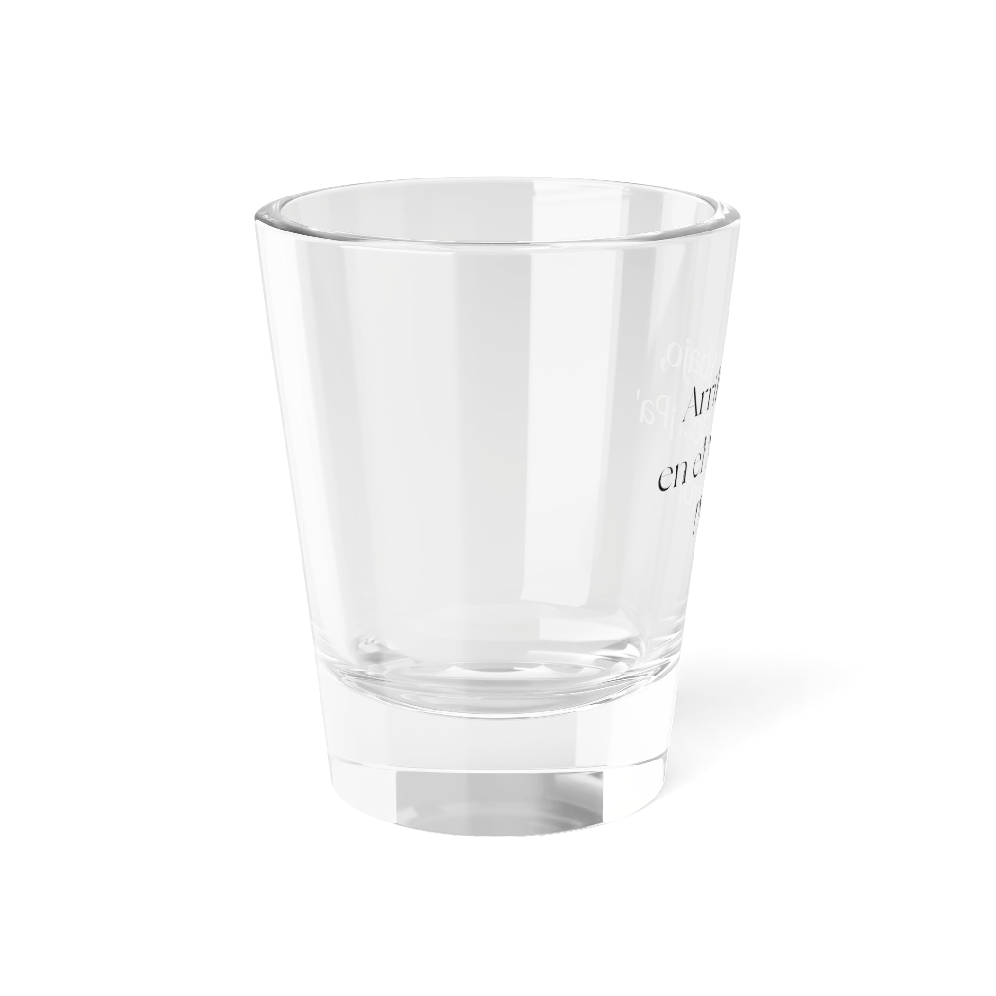 Arriba, Abajo, en el Medio... ¡Pa' Dentro! Personalized Shot Glass with Fun Sayings | Unique Party Favor or Gift for Celebrations | 1.5oz Glassware