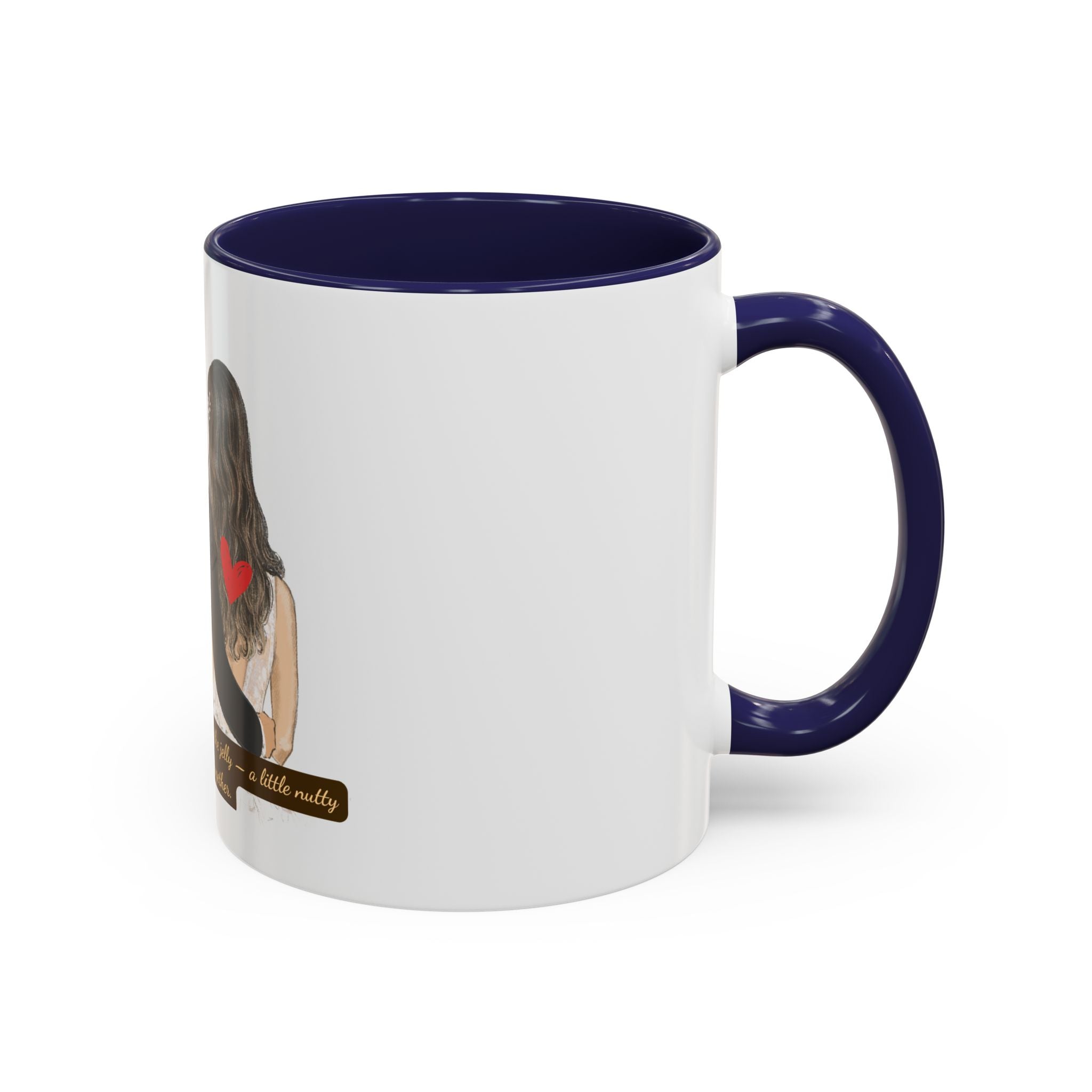 Romantic Accent Coffee Mug, Wedding Gift, Couple's Gift, Anniversary Present, Personalized Mug, Sweetheart Mug