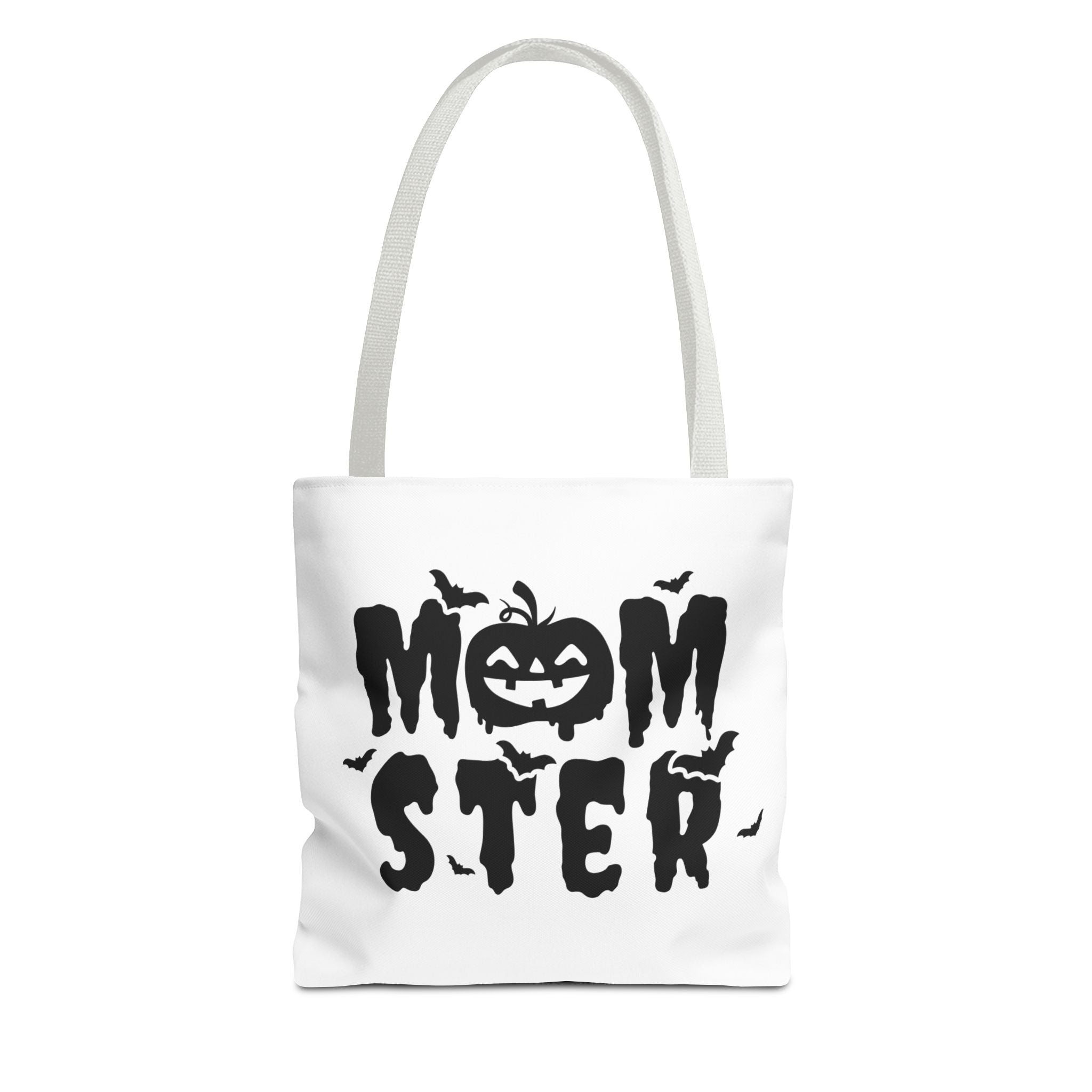Halloween Tote Bag - Spooky Spirit, Trick or Treat Bag, Momster Design, Ghost Halloween Tote, Fall Festival Accessory
