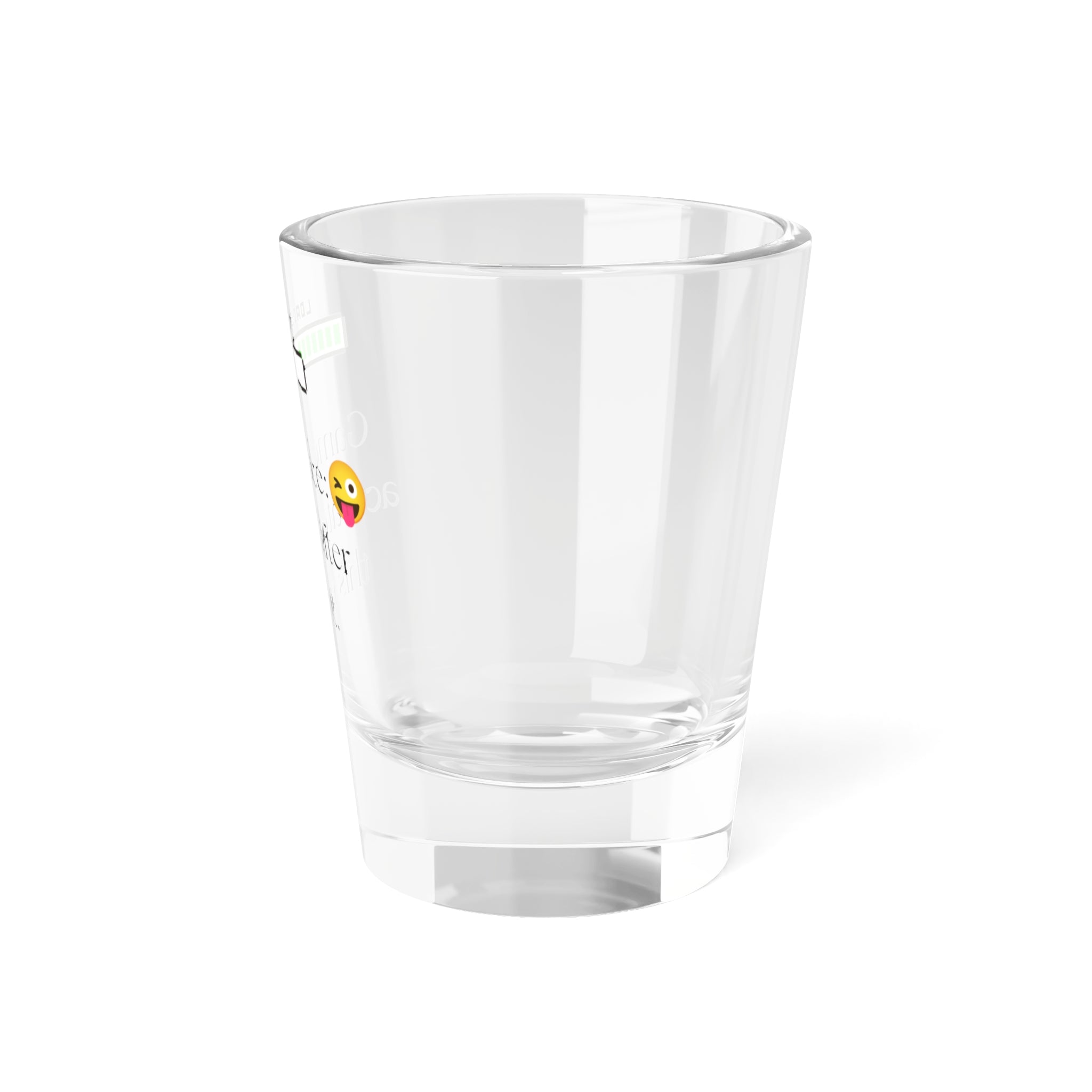 Fun Game Face Shot Glass, Partyware, Barware, Gift for Gamers, Drinking Game Accessory, Unique Collectible
