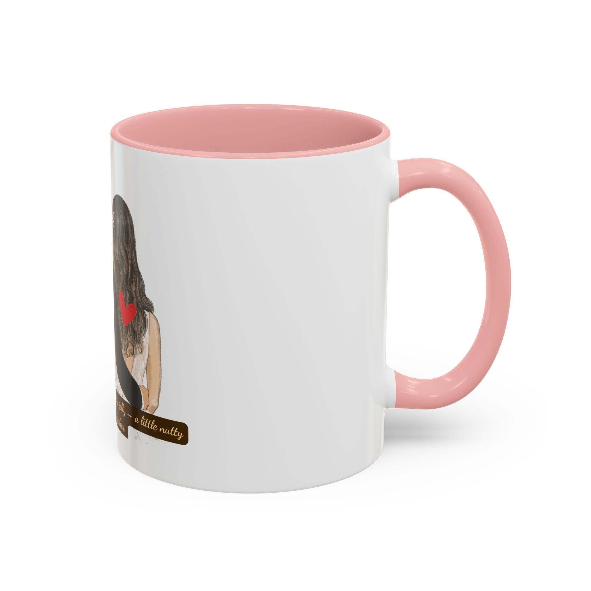 Romantic Accent Coffee Mug, Wedding Gift, Couple's Gift, Anniversary Present, Personalized Mug, Sweetheart Mug