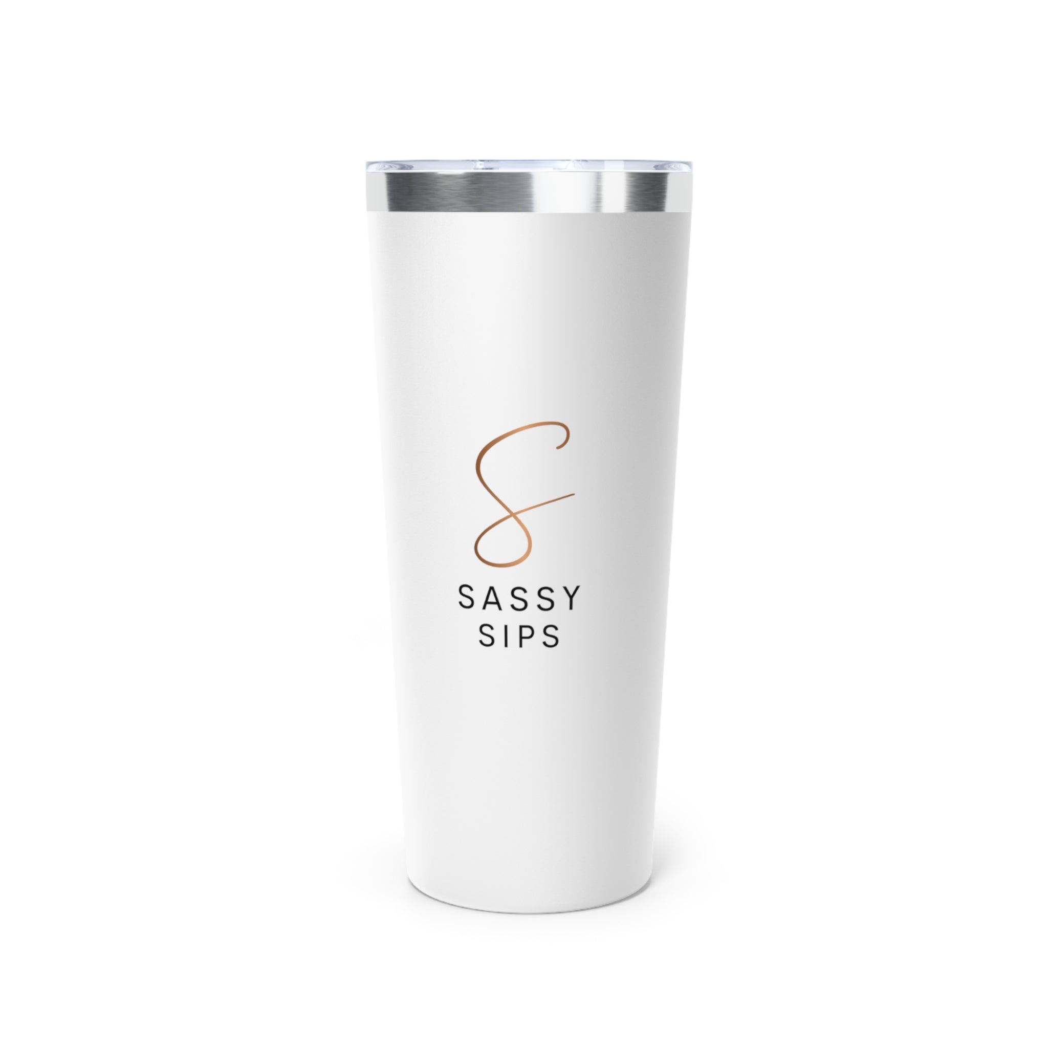 Sassy Sips Tumbler | 22oz Vacuum Insulated Drinkware, Perfect for Coffee & Tea Lovers, Birthday Gifts, Travel Mugs, Fun Accessories