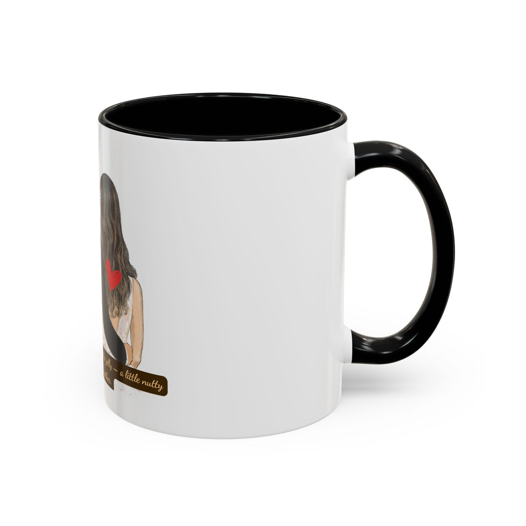 Romantic Accent Coffee Mug, Wedding Gift, Couple's Gift, Anniversary Present, Personalized Mug, Sweetheart Mug