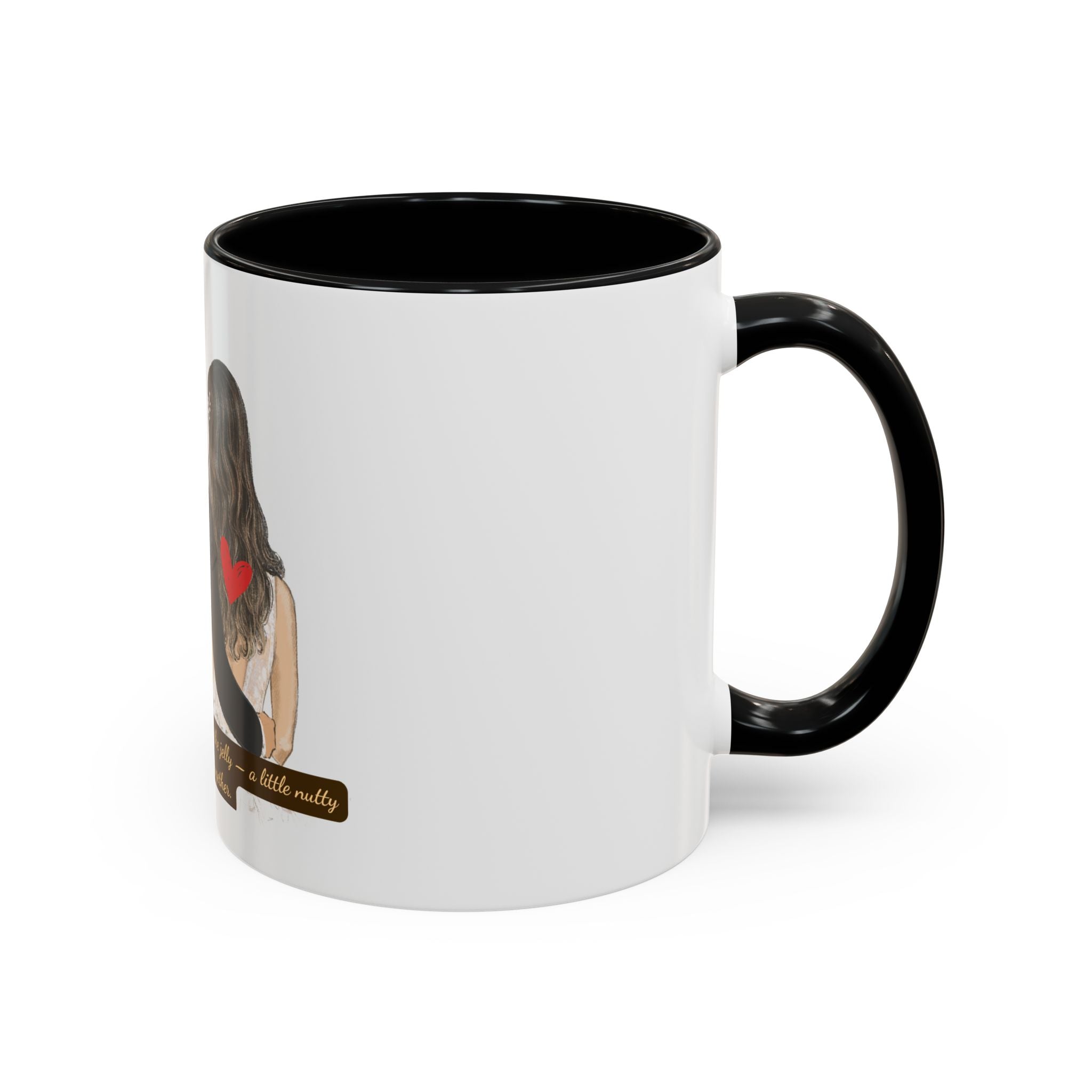 Romantic Accent Coffee Mug, Wedding Gift, Couple's Gift, Anniversary Present, Personalized Mug, Sweetheart Mug