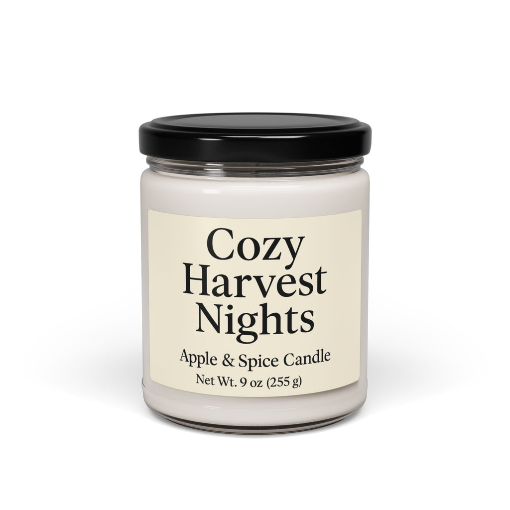 Cozy Harvest Nights Candle Apple & Spice Scented Soy Candle