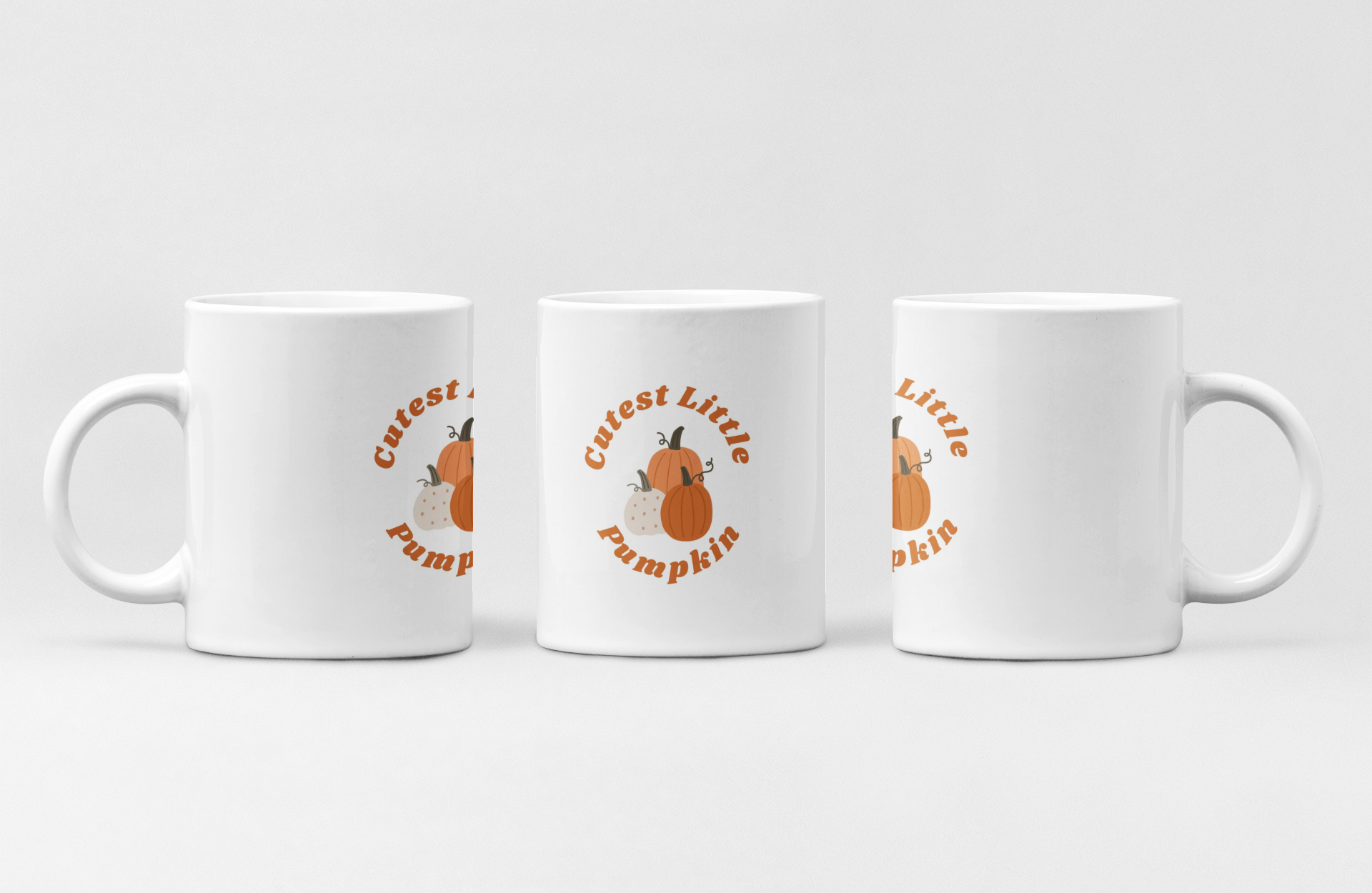 Cute Pumpkin Mug for Fall, Seasonal Coffee Mug, Best Halloween Gift, Cute Little Pumpkin Design, Autumn Decor, Cozy Home Mug