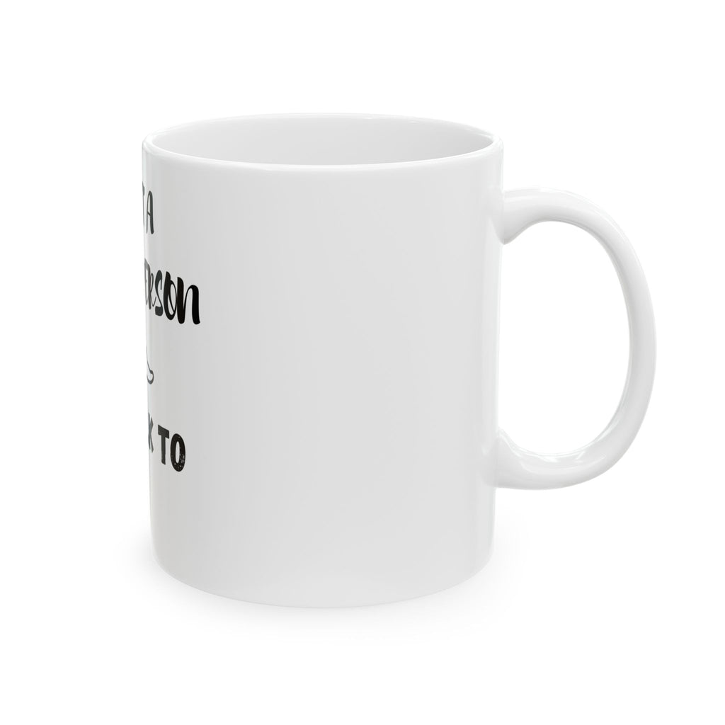 Funny Cat Mug, I'm Not a Morning Person, Don’t Talk to Me, Gift for Cat Lovers, Coffee Lover's Mug, Cozy Home Office Decor, Birthday Gift