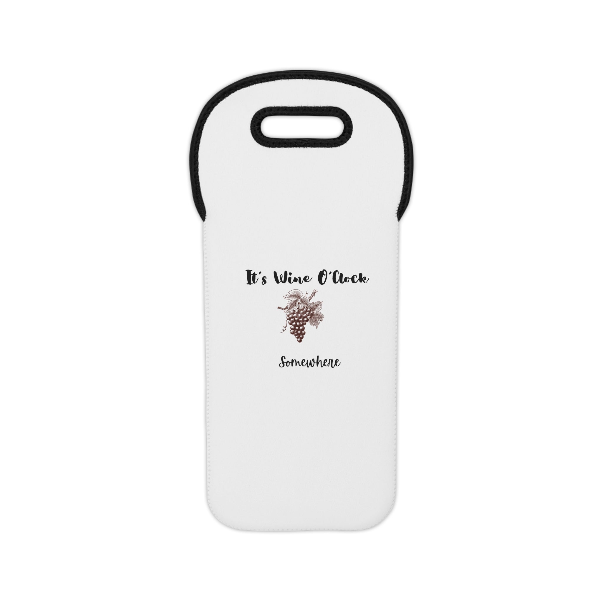 Wine Tote Bag with Grapes Design - Perfect for Wine Lovers, Gifts for Hostess, Wine Accessories, Elegant Storage, Party Essentials