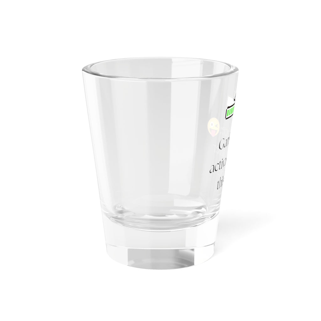 Fun Game Face Shot Glass, Partyware, Barware, Gift for Gamers, Drinking Game Accessory, Unique Collectible