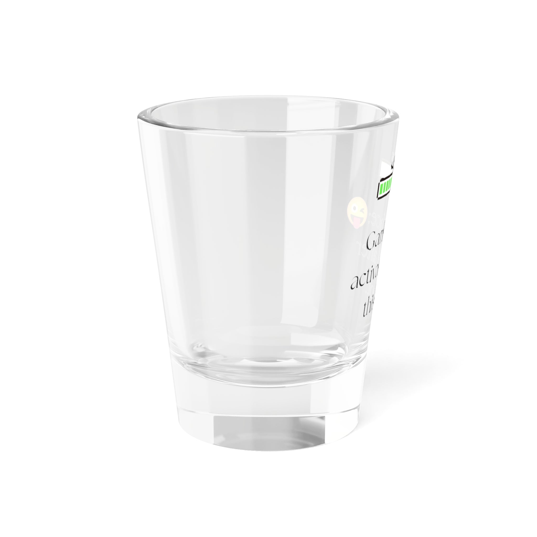 Fun Game Face Shot Glass, Partyware, Barware, Gift for Gamers, Drinking Game Accessory, Unique Collectible