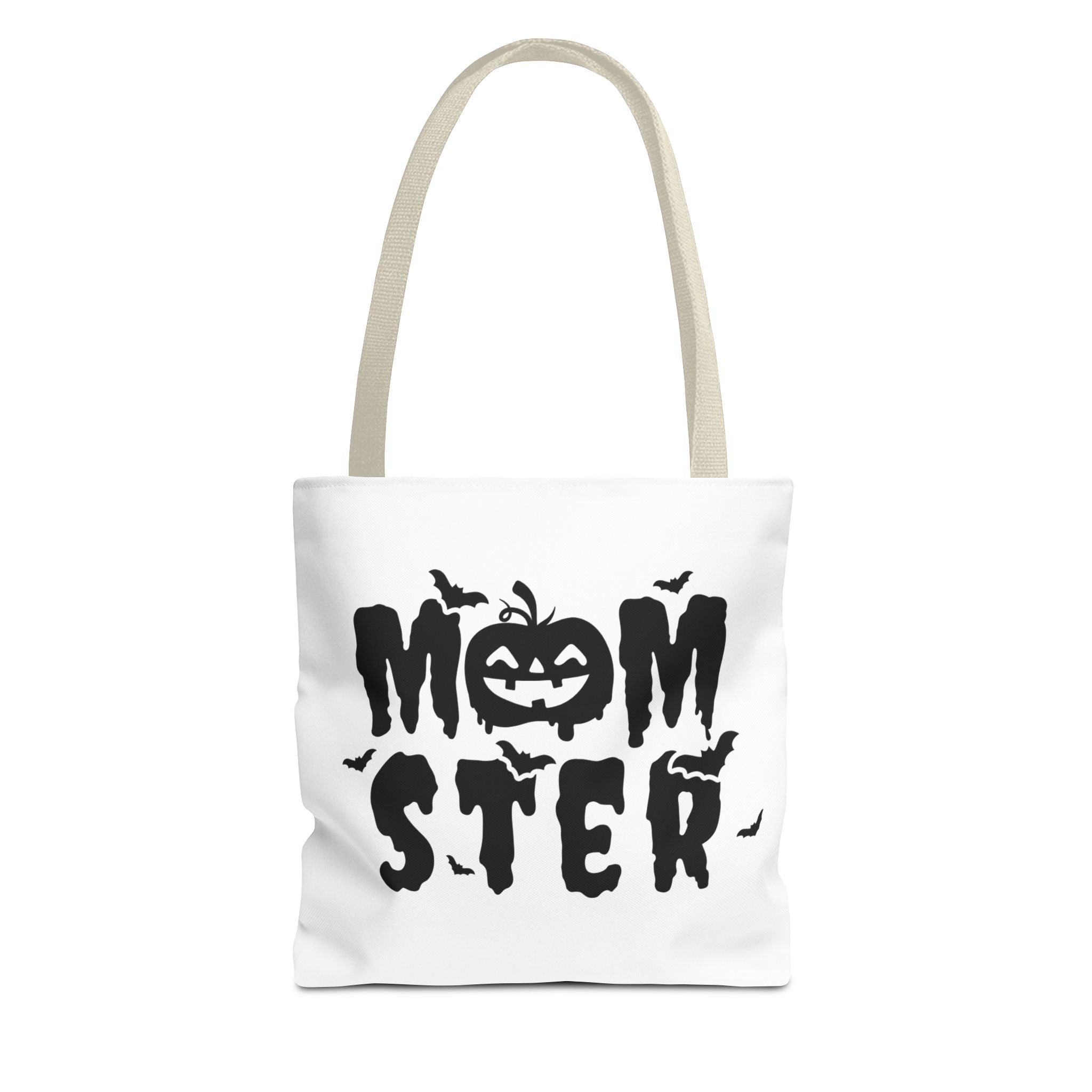 Halloween Tote Bag - Spooky Spirit, Trick or Treat Bag, Momster Design, Ghost Halloween Tote, Fall Festival Accessory