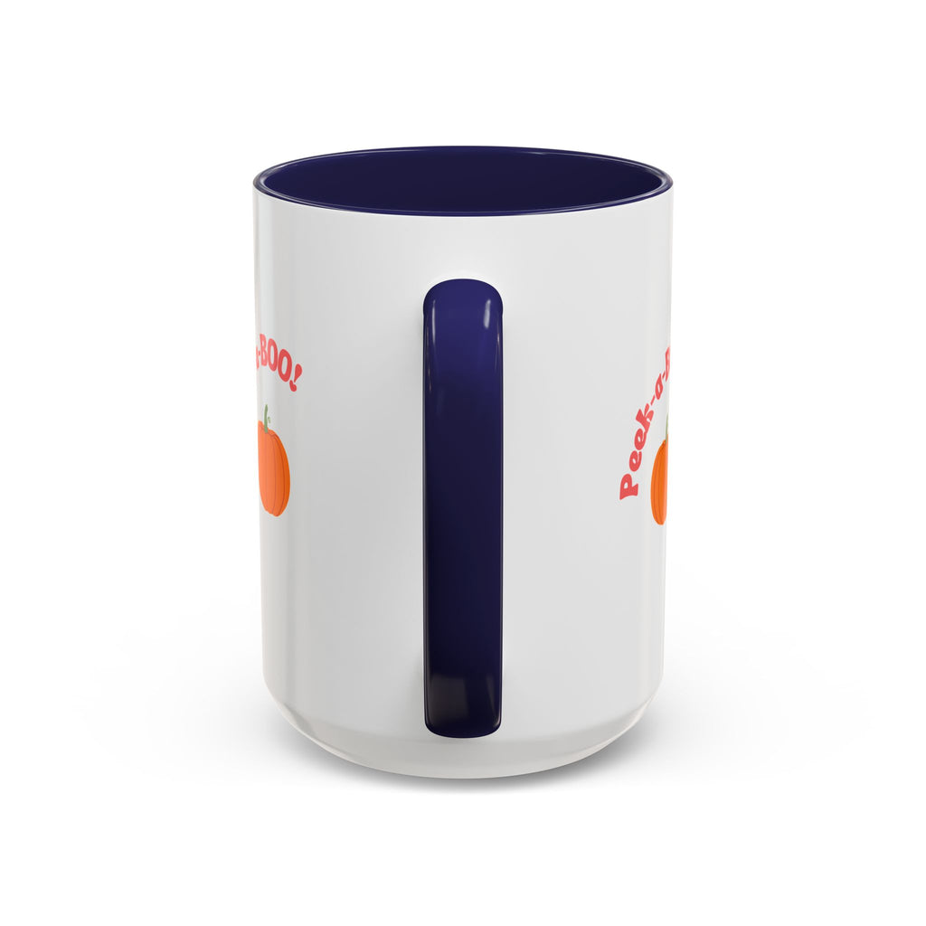 Halloween Ghost Coffee Mug - Peek-a-Boo Design, Spooky Drinkware, October Gift, Cute Mug for Coffee Lovers, Fall Decor