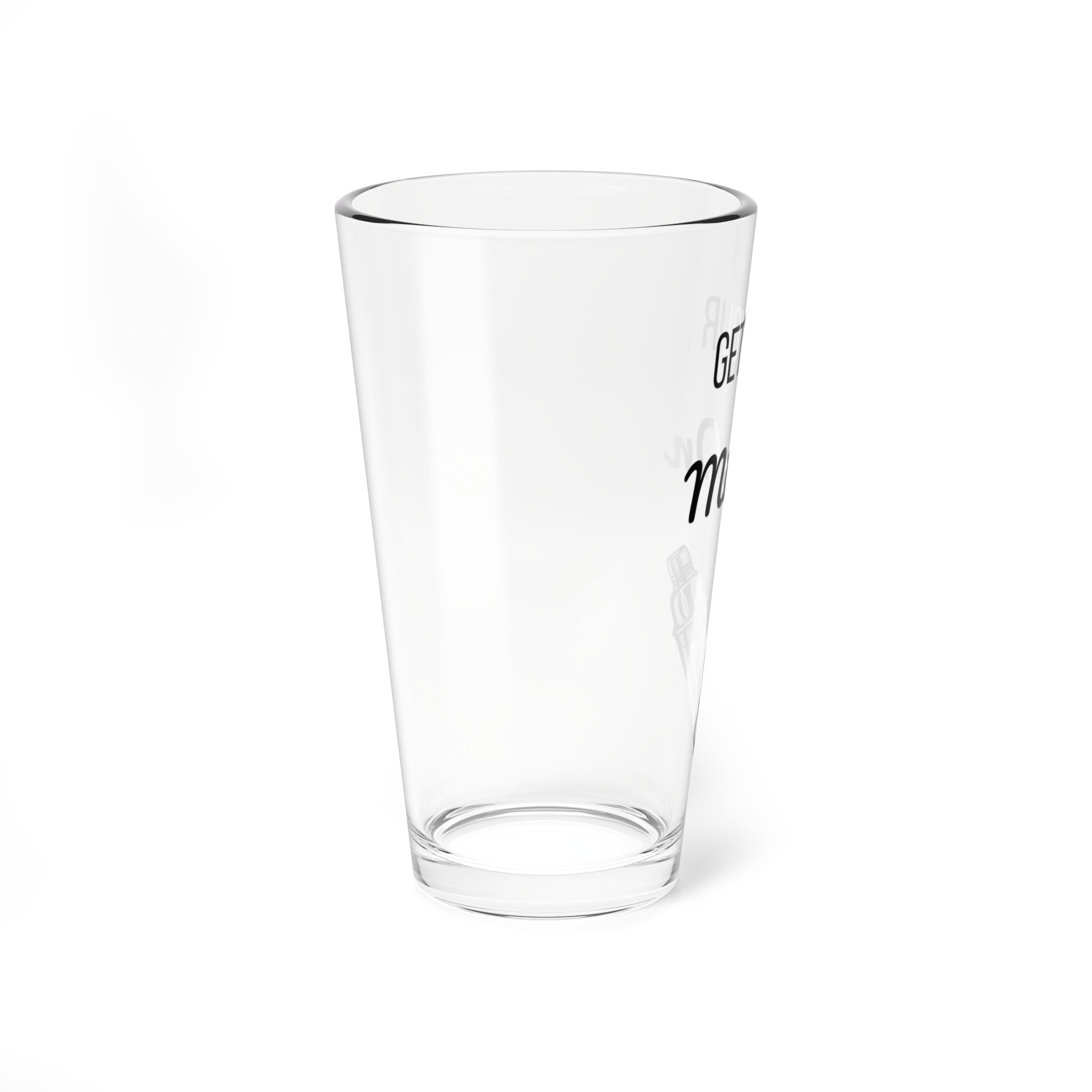 Get Your Mix On - 16oz Mixing Glass, Cocktail Pitcher, Barware Gift, Unique Drinkware, Home Bartender Essential, Wedding Present