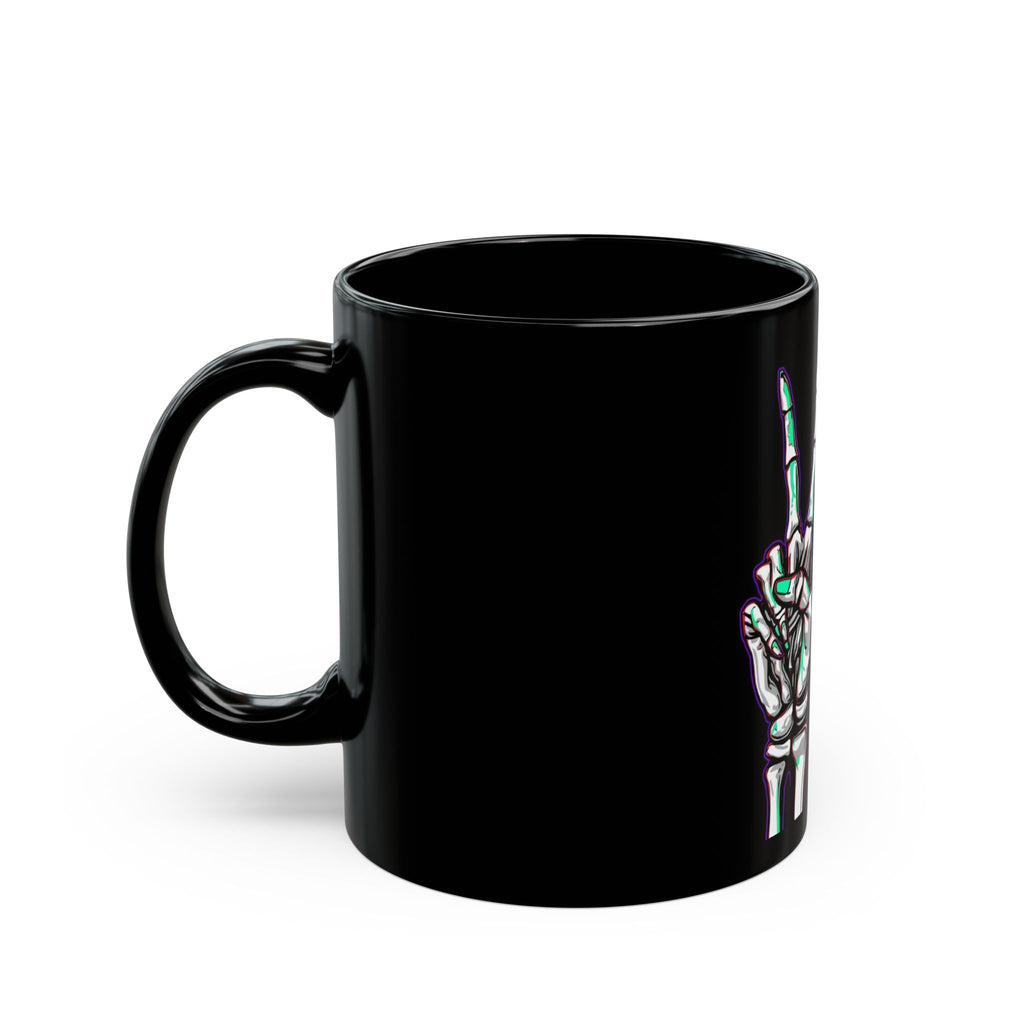 Cool Graphic Mug with Creep It Real Design, Perfect for Halloween, Coffee Lovers, Gift for Friends, Unique Art Mug, Quote Mug