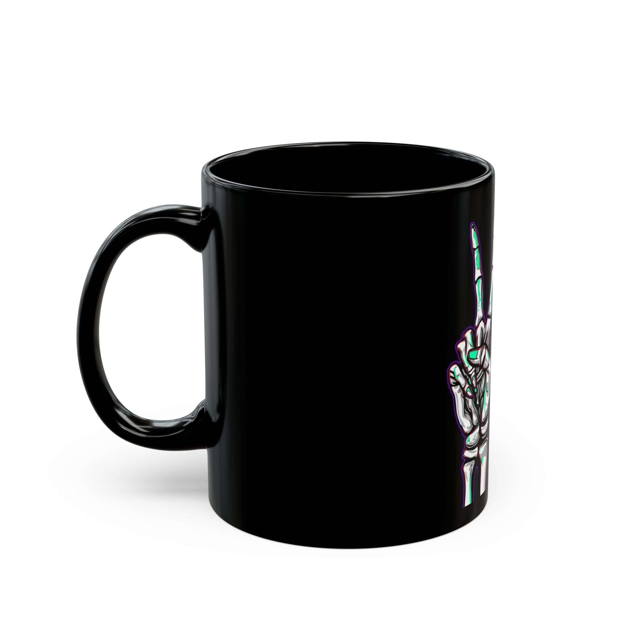 Cool Graphic Mug with Creep It Real Design, Perfect for Halloween, Coffee Lovers, Gift for Friends, Unique Art Mug, Quote Mug
