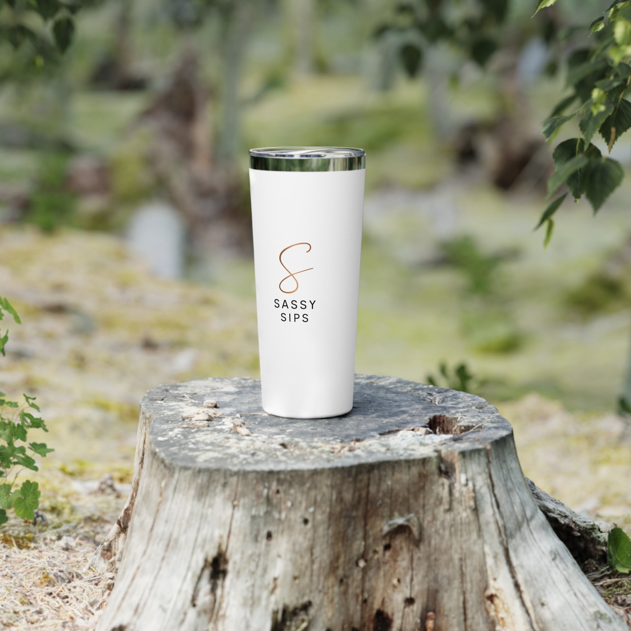 Sassy Sips Tumbler | 22oz Vacuum Insulated Drinkware, Perfect for Coffee & Tea Lovers, Birthday Gifts, Travel Mugs, Fun Accessories
