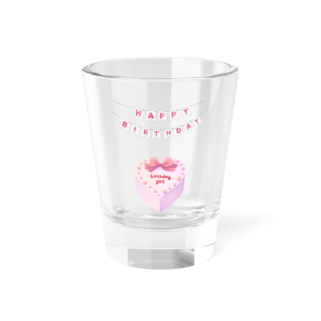 Birthday Shot Glass, Happy Birthday Gift, 1.5oz Party Decor, Celebration Drinkware, Fun Birthday Ideas