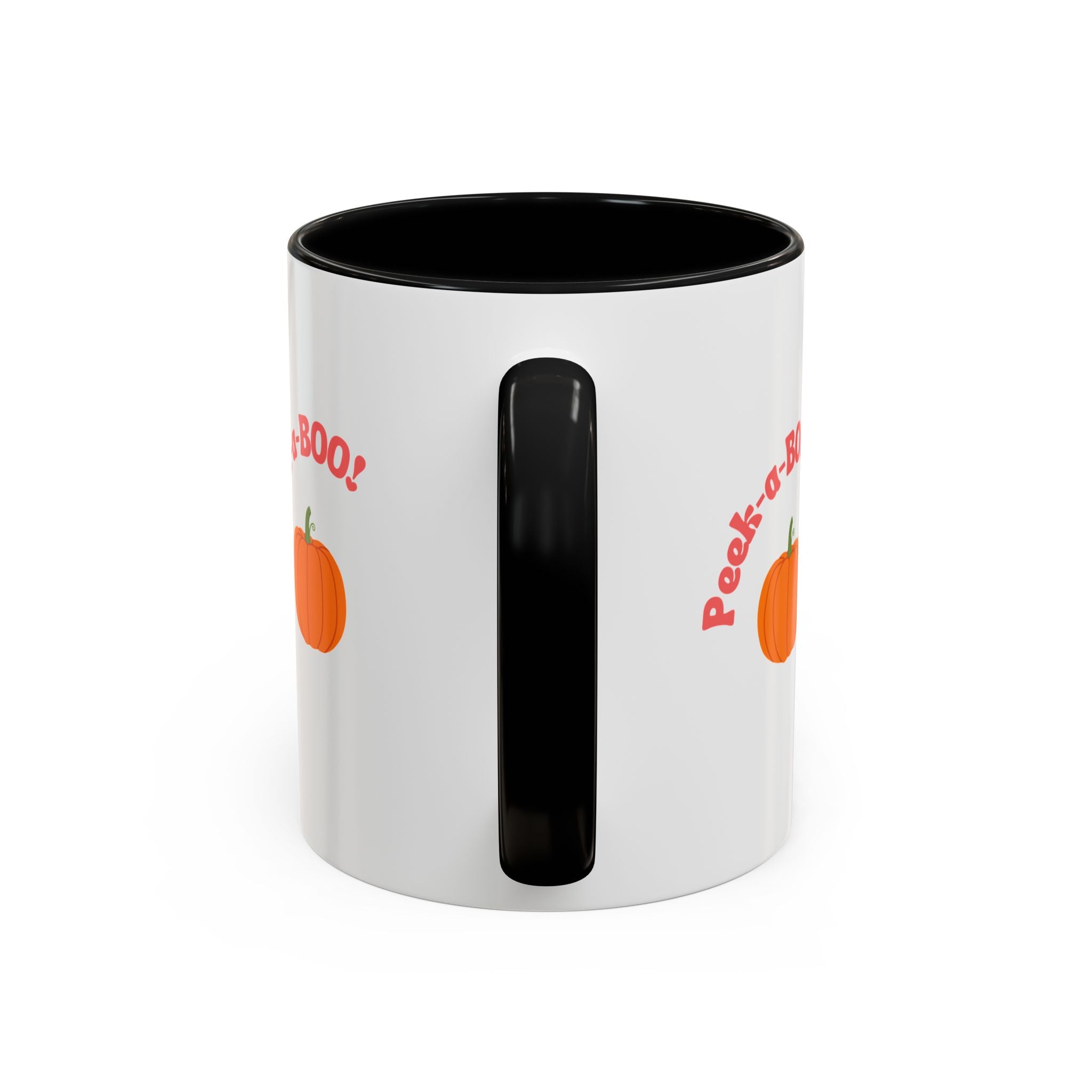 Halloween Ghost Coffee Mug - Peek-a-Boo Design, Spooky Drinkware, October Gift, Cute Mug for Coffee Lovers, Fall Decor