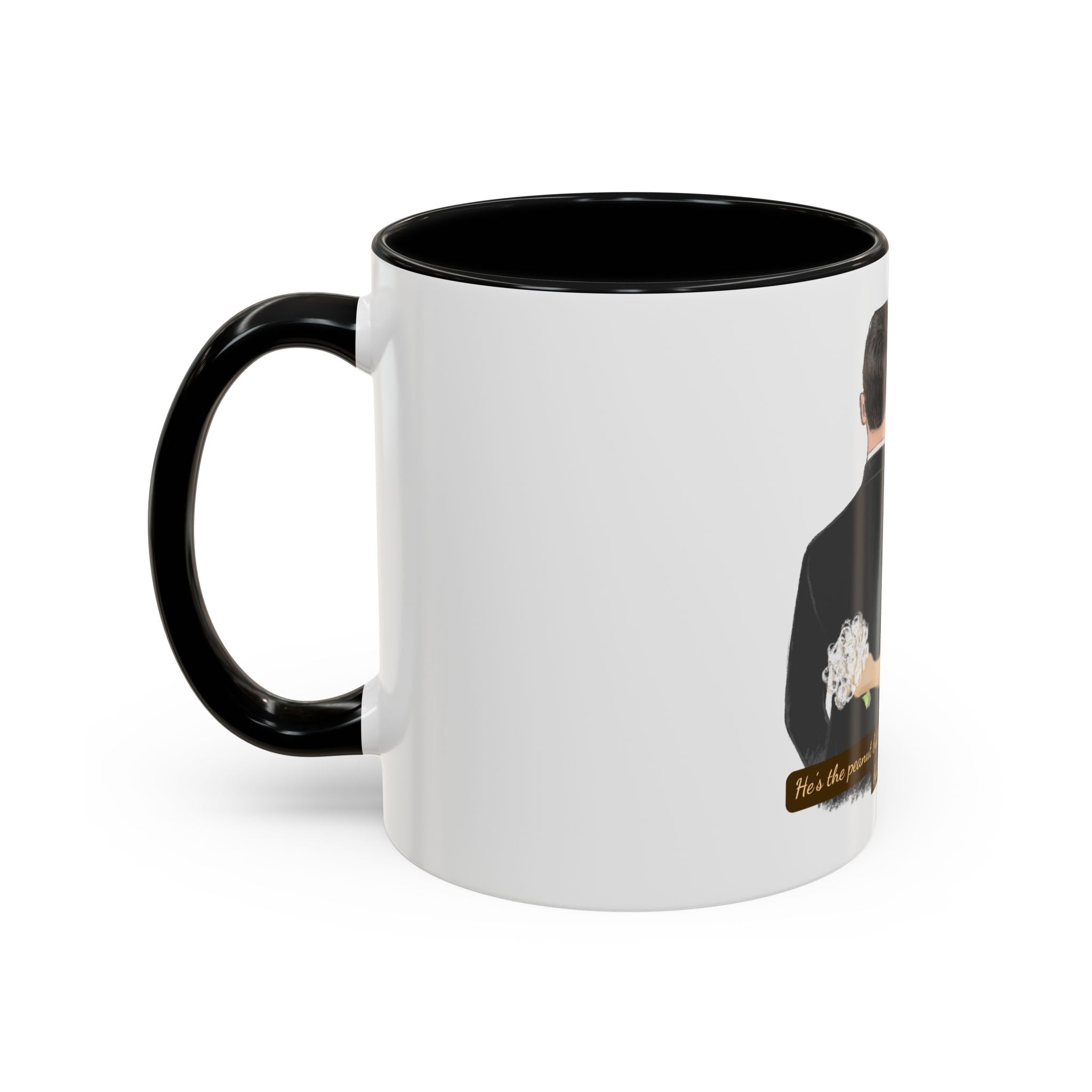 Romantic Accent Coffee Mug, Wedding Gift, Couple's Gift, Anniversary Present, Personalized Mug, Sweetheart Mug